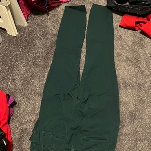 Gap army green pants signature skinny ankle